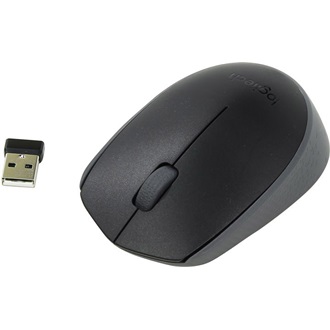 Logitech M171 vezeték nélküli optikai egér fekete