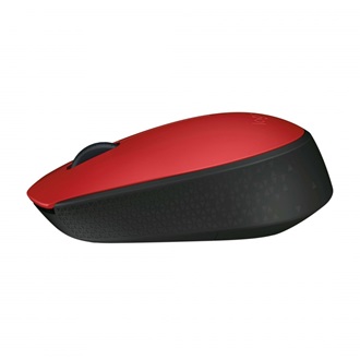 Logitech M171 optikai vezeték nélküli egér piros