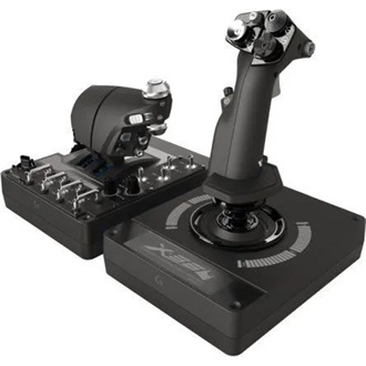 Logitech X56 H.O.T.A.S. USB-A joystick + gázkar játékvezérlő fekete