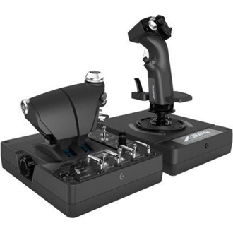 Logitech X56 H.O.T.A.S. USB-A joystick + gázkar játékvezérlő fekete