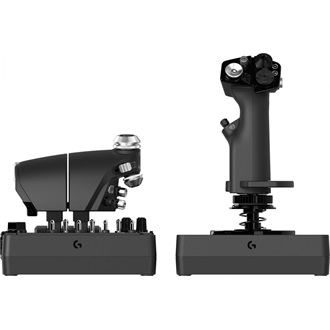 Logitech X56 H.O.T.A.S. USB-A joystick + gázkar játékvezérlő fekete