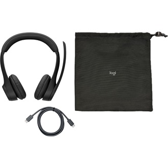 Logitech Zone 305 Microsoft Teams fejhallgató headset fekete