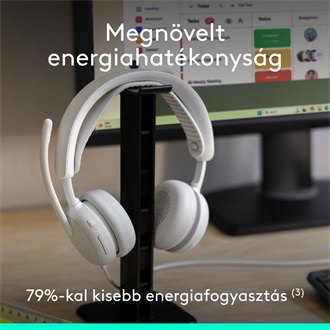 Logitech Zone Wired 2 fülhallgató headset fehér