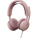 Logitech Zone Wired 2 fülhallgató headset rózsaszín
