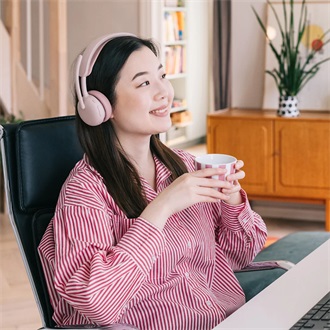 Logitech Zone Wireless 2 ES fejhallgató headset rózsaszín