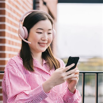 Logitech Zone Wireless 2 ES fejhallgató headset rózsaszín