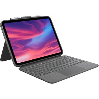 Logitech iPad (10.gen) Combo Touch tablet billentyűzet-tok szürke UK