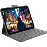 Logitech iPad (10.gen) Slim Folio tablet billentyűzet-tok szürke UK