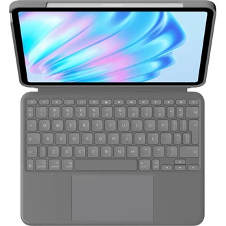 Logitech iPad Air (M2) Combo Touch 11" tablet billentyűzet-tok szürke US