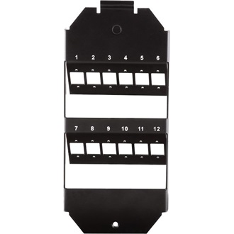 Loiglink Padlódoboz betét 12 LC-Duplex vagy SC-Simplex adapterhez (165 mm-es rendszer)