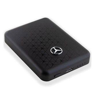 MERCEDES-BENZ vésztöltő Type-C aljzat 5000mAh, MagSafe, FEKETE