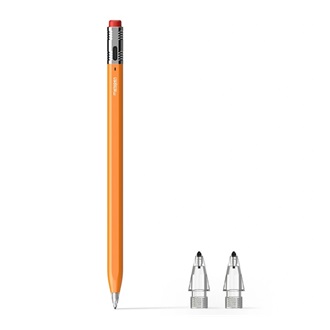 METAPEN PENCIL AIR8 PRO X érintő ceruza (aktív, Type-C, Apple Pencil kompatibilis + póthegy) NARANCSSÁRGA
