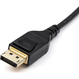 StarTech Mini DisplayPort 1.4 -> DisplayPort 1.4 M/M video kábel 1m fekete 34 AWG