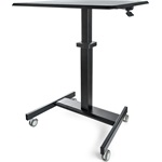 StarTech MOBILE STANDING DESK -PORTABLE SIT STAND ERGONOMIC ROLLING CART
