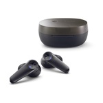 MOTOROLA BUDS 600 bluetooth fülhallgató SZTEREO (v5.2, TWS, mikrofon, aktív zajszűrő, IPX5 vízálló + töltőtok) FEKETE
