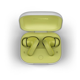 MOTOROLA BUDS Bluetooth fülhallgató SZTEREO v5.3, vízálló + töltőtok, VILÁGOSZÖLD