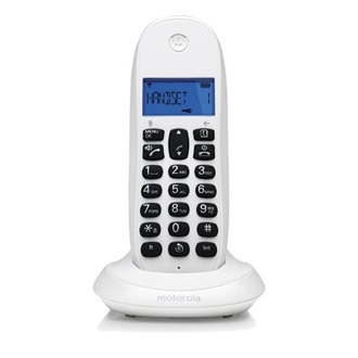 MOTOROLA C1001CB+ telefon készülék (vezeték nélküli, kijelző, DECT) FEHÉR