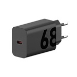 MOTOROLA MC-682L hálózati töltő Type-C aljzat (68W, gyorstöltő) FEKETE (Gigapack csomagolás)