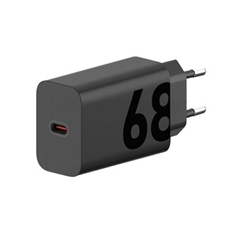 MOTOROLA MC-682L hálózati töltő Type-C aljzat (68W, gyorstöltő) FEKETE (Gigapack csomagolás)