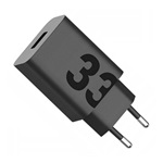 MOTOROLA MC339 hálózati töltő USB aljzat 33W, PD gyorstöltő 4.0, FEKETE