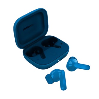 MOTOROLA MOTO BUDS BASS bluetooth fülhallgató SZTEREO v5.0, aktív zajszűrő + töltőtok, SÖTÉTKÉK