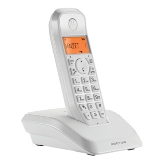 MOTOROLA S1201 telefon készülék (vezeték nélküli, kijelző, DECT) FEHÉR