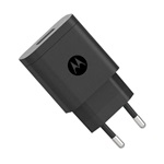 MOTOROLA SA18C30152 hálózati töltő USB aljzat 10W, gyorstöltő, FEKETE (Gigapack csomagolás)