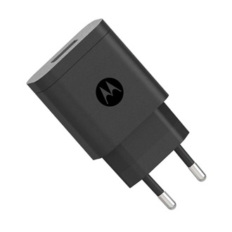 MOTOROLA SA18C30152 hálózati töltő USB aljzat 10W, gyorstöltő, FEKETE (Gigapack csomagolás)