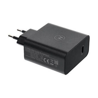 MOTOROLA hálózati töltő Type-C aljzat 125W, PD gyorstöltő, FEKETE