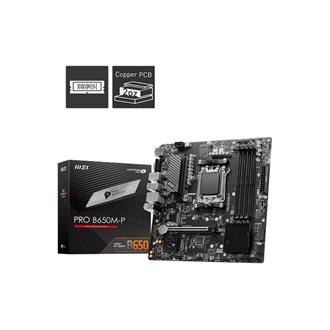 MSI PRO B650M-P desktop alaplap microATX