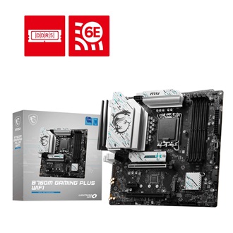 MSI B760M GAMING PLUS WIFI desktop alaplap microATX
