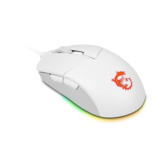 MSI CLUTCH GM11 WHITE optikai USB gaming egér fehér