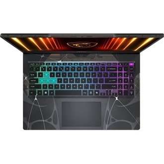 MSI Cyborg A15 AI B2HWFKG gaming notebook fekete (144Hz; Translucent Black)