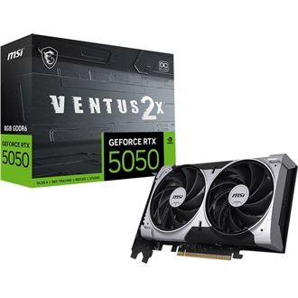 MSI GeForce RTX 5050 Ventus 2X OC 8GB GDDR6 128-bit grafikus kártya