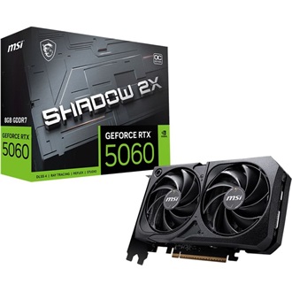 MSI GeForce RTX 5060 Shadow 2X OC 8GB GDDR7 128-bit grafikus kártya OEM
