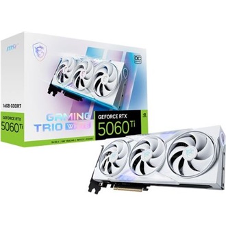 MSI GeForce RTX 5060 Ti Gaming Trio White OC 16GB GDDR7 128-bit grafikus kártya