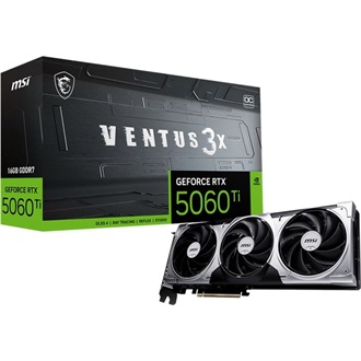 MSI GeForce RTX 5060 Ti Ventus 3X OC 16GB GDDR7 128-bit grafikus kártya