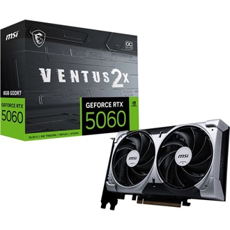 MSI GeForce RTX 5060 Ventus 2X OC 8GB GDDR7 128-bit grafikus kártya