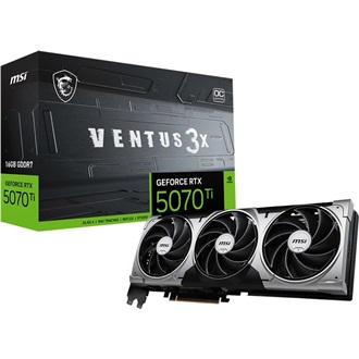 MSI GeForce RTX 5070 Ti Ventus 3X OC 16GB GDDR7 256-bit grafikus kártya