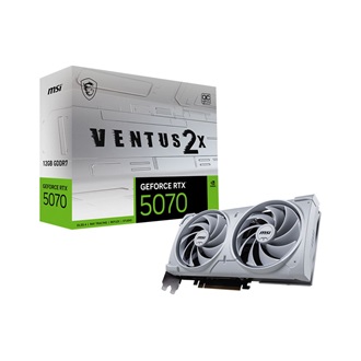 MSI GeForce RTX 5070 Ventus 2X White OC 12GB GDDR7 192-bit grafikus kártya