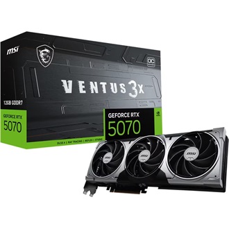 MSI GeForce RTX 5070 Ventus 3X OC 12GB GDDR7 192-bit grafikus kártya