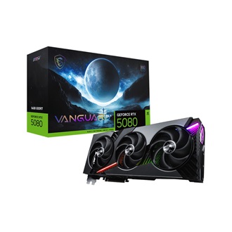 MSI GeForce RTX 5080 Vanguard SOC 16GB GDDR7 256-bit grafikus kártya
