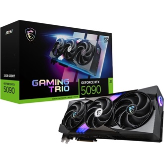 MSI GeForce RTX 5090 Gaming Trio OC 32GB GDDR7 512-bit grafikus kártya
