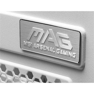 MSI MAG Pano 110R PZ táp nélküli ablakos Mid Tower számítógépház fehér