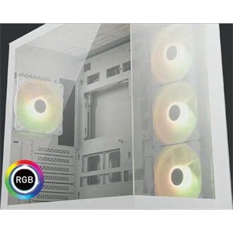 MSI MAG Pano 110R PZ táp nélküli ablakos Mid Tower számítógépház fehér