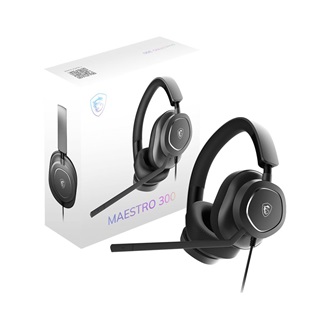 MSI MAESTRO 300 gaming fejhallgató headset fekete