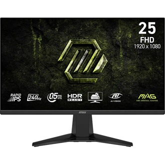 MSI MAG 255F X24 24.5" IPS LED gaming monitor fekete 240Hz