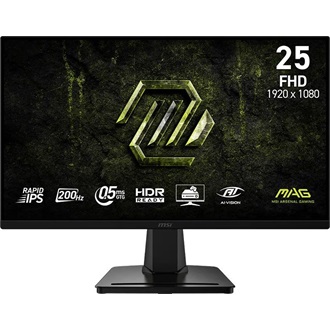 MSI MAG 256F E20 24.5" IPS LED gaming monitor fekete 200Hz FreeSync Premium