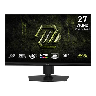 MSI MAG 272QPF E20 27" IPS LED gaming monitor fekete 200Hz G-Sync / FreeSync Premium