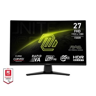 MSI MAG 274CXF 27" ívelt VA LED gaming monitor fekete 280Hz
